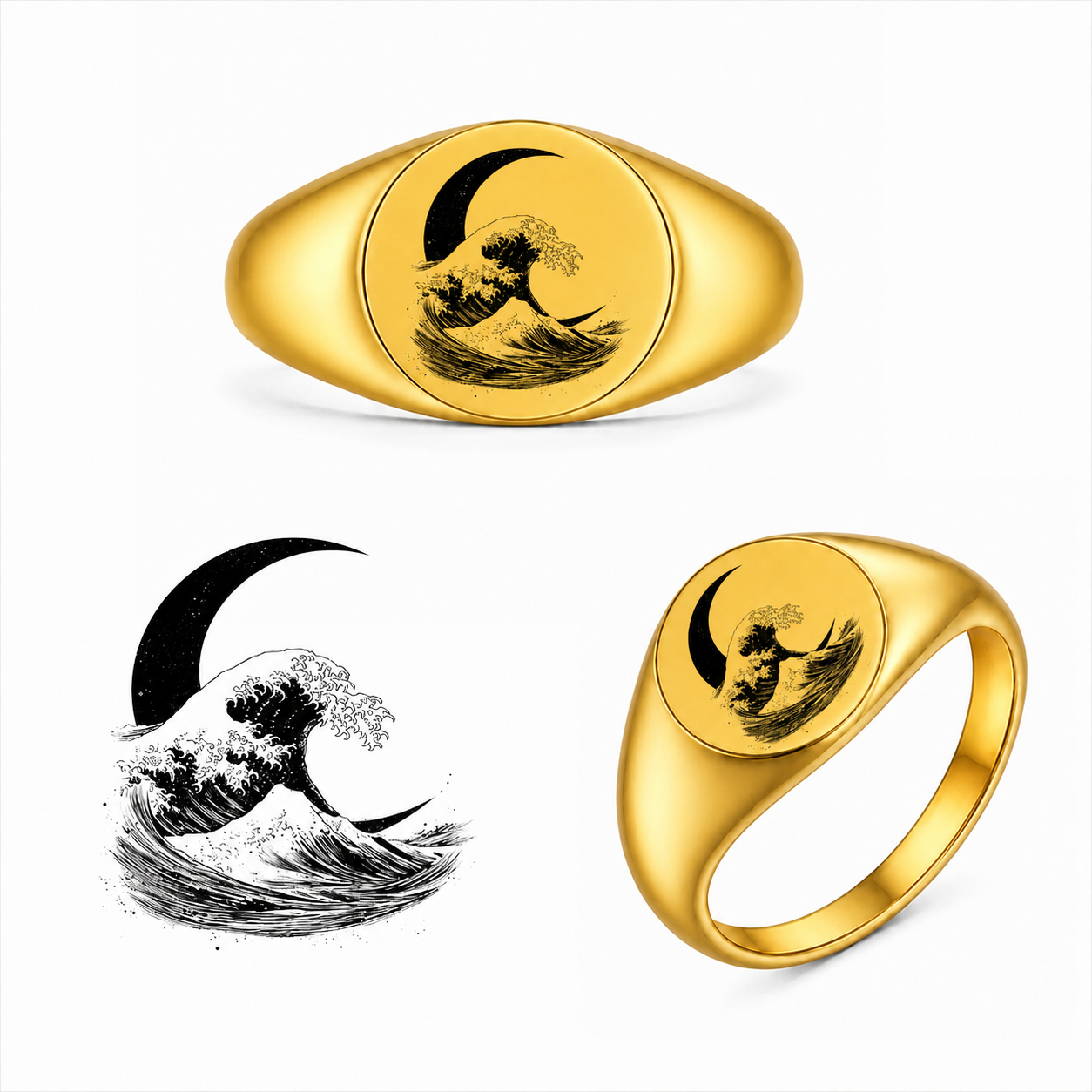 Hokusai Ring