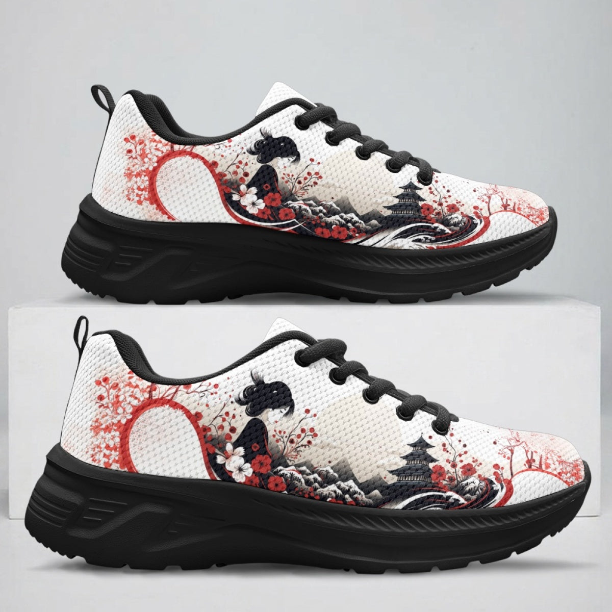 Chunky Geisha Sneakers