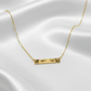 Personalized Manga Bar Necklace