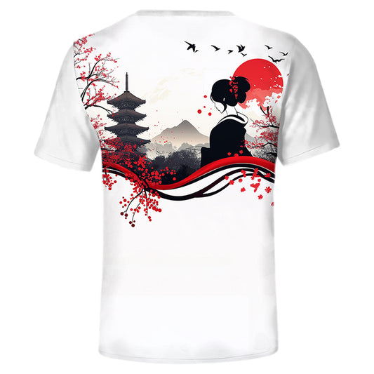 T-shirt Geisha – Design on the back